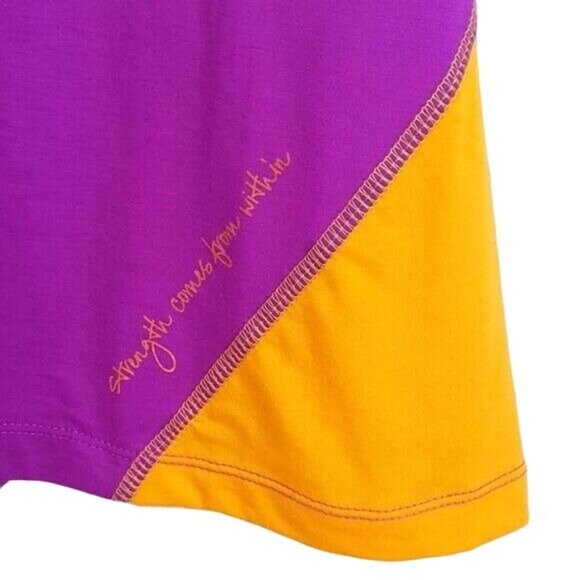 2/$15 Athleta Tank Top Purple XL Racerback Sleeveless 2014 Espritde She Lifetime - Picture 3 of 6